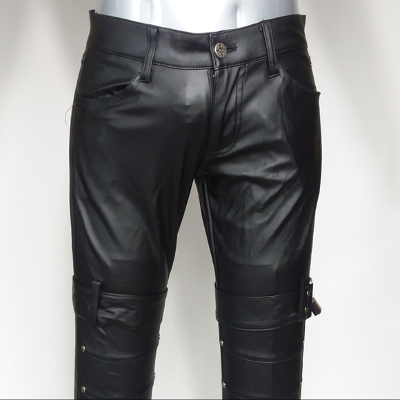 Lip Service Other - Lip Service Men's Vegan Leather Bondage Pants Sz28